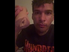 Blake Joseph jerking off jacking masturbation huge young mixed cock Charleston sc pornstar tattooed