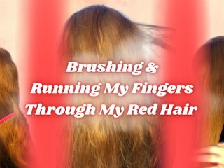 red head, hairbrush, ginger, redhead