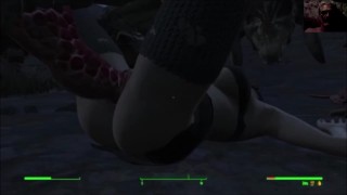 Deathclaw menace Starlight Drive In : Fallout 4 Sex Mods 3D Animation Sexe Gameplay Monster Sex