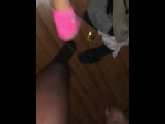 Stoped to help milf put some air in her tire and change it so she gave it up willingly! 😁🍆🔥🍾🎊