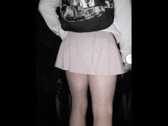 Windy upskirt