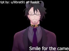 HOT GUY FUCKS YOU AND TAKES PHOTOS OF YOU BEING A SLUT - Male moaning, audio only, male orgasm