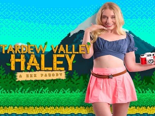 Kallie Taylor Como STARDEW VALLEY HALEY é Uma Garota Da Aldeia Viciada Em Pau Duro