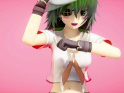 Preview 4 of Kiso Kantai Collection Hentai Cowgirl Position Sex and Dance Undress MMD 3D Green Hair Color Edit