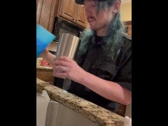 Cop DESTROYS my dirty dishes
