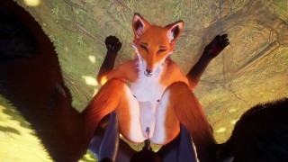Fuck Her In The Ass With BBC Furry Fox Yiff 3D Pov Hentai Grabbing Her By The Tail