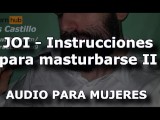 JOI #2 - Instructions to masturbate (sheets) - Audio for WOMEN - Male voice - Spain ASMR