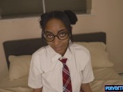Preview 2 of Lost teen schoolgirl brought home and fucked