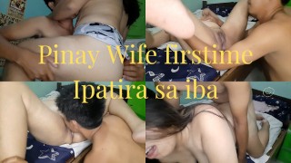 Mrhandsome1214 Pinay Wife First Time Pina Tira With Another Man Happy 1K Subs
