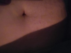 Low light tits and belly tease