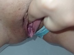 Peeing through my blue panties LISTEN ❤️