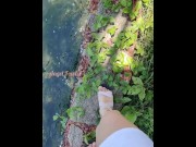 Preview 1 of The Best Outdoors: Public Pee into River