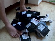 Preview 4 of Fun with new socks,nike jordan, puma shoes and gloves