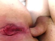 Preview 3 of Girlfiends drips and squeezes out pussy juice while Anal fucked deep anal and loves that dick