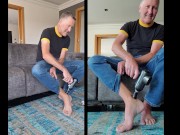 Preview 4 of My weirdest video ever. No cum foot massage.