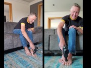 Preview 6 of My weirdest video ever. No cum foot massage.