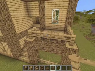 How to Build a Big WoodenSurvival House in Minecraft