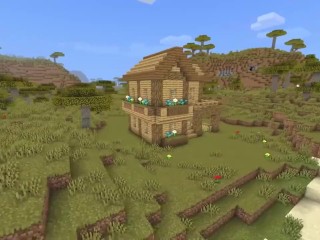 How to Build a Big Wooden Survival House in Minecraft