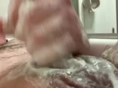 Me Stroking My Cock In The Tub