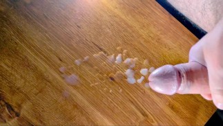 Быстрая большая сперма в спешке