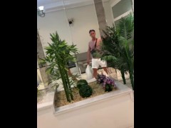 Risky sex in the parking with beautiful girl