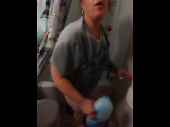 Caught filming white girl bending over in short white shorts