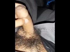 Masturbandome en el carro