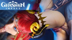 Oriental dancer Nilou gets her ass fucked. Genshin Impact - Sunako_Kirishiki