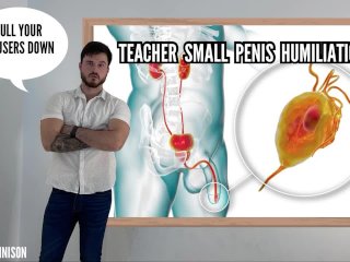 Teacher small penis humiliation