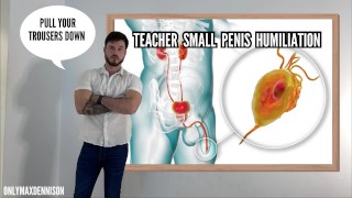 Humilhação do pênis pequeno do professor