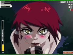 Motoqueira gótica dando sugada - Flashando