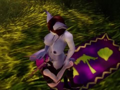 Hot Elf sucks Draenei Futa Dickgirl | Warcraft Porn Parody Short Clip