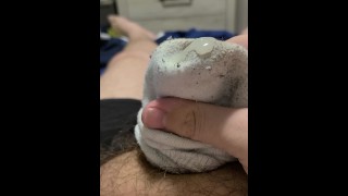 Cum in sock