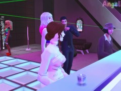 WHITE SLUT STEPSISTER GOT ROUGH SEX IN THE TOILET OF THE CLUB (FACE FUCK + ASS FUCK)