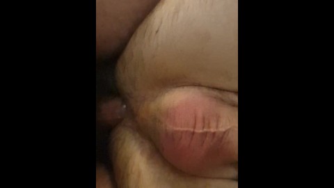 Som fucks daddy's cummy hole