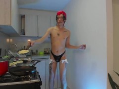 cocinando al estilo mas sensual ,modo chef caliente