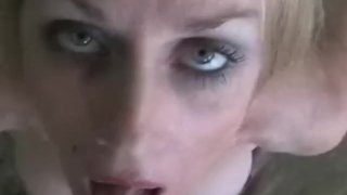 Amazing POV Blowjob From Mature Blonde