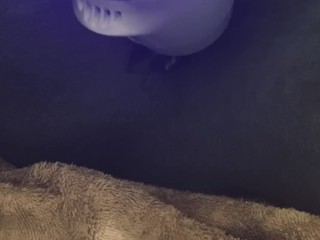 Massage Gun Squirt in Leggings