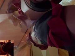 女装した着せ恋の乾紗寿叶が立ちションしたら発情してトイレで汗だくガチオナニー！ - Screenshot 3 of 16 - Japanese