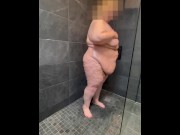 Preview 2 of SSBBW has steamy shower then oils up her voluptuous curves