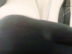 Put on a condom when I jerk you off with gloves! Dirty talking too!
