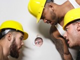 Men - Os trabalhadores do dia do trabalho recebem uma pausa muito necessária oferecendo alguma bunda e um buraco na boca ansioso.