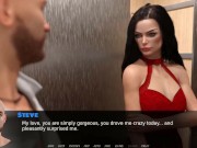 Preview 2 of Exciting Games: Wife Swallows Cum In The Elevator In Front Of Old Man - Episode 19