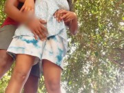 Preview 2 of Outdoor beach hard fuck couple එයාව කැලෙට එක්කන් ගිහිල්ලා හිකුවා😋