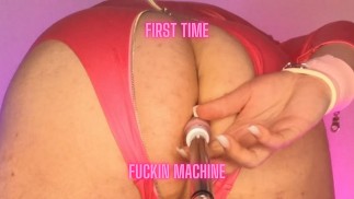 Amateur Anal Fail with Fucking Machine Anal