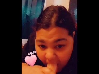 BBW sucking on her toy 💦💦