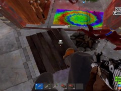 Defended RUST RAID With A Waterpipe In Their Face BALLS DEEP
