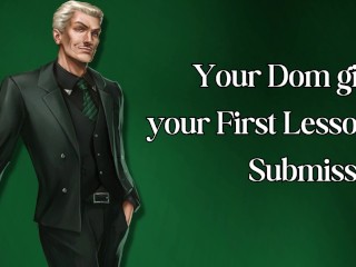 Your Dom gives your first Lesson in Submission