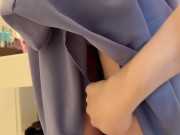 Preview 4 of Lifting my gf skirt when she is doing makeup at travel