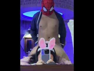 Sexy Bunny Records herself Fucking in the Mirror